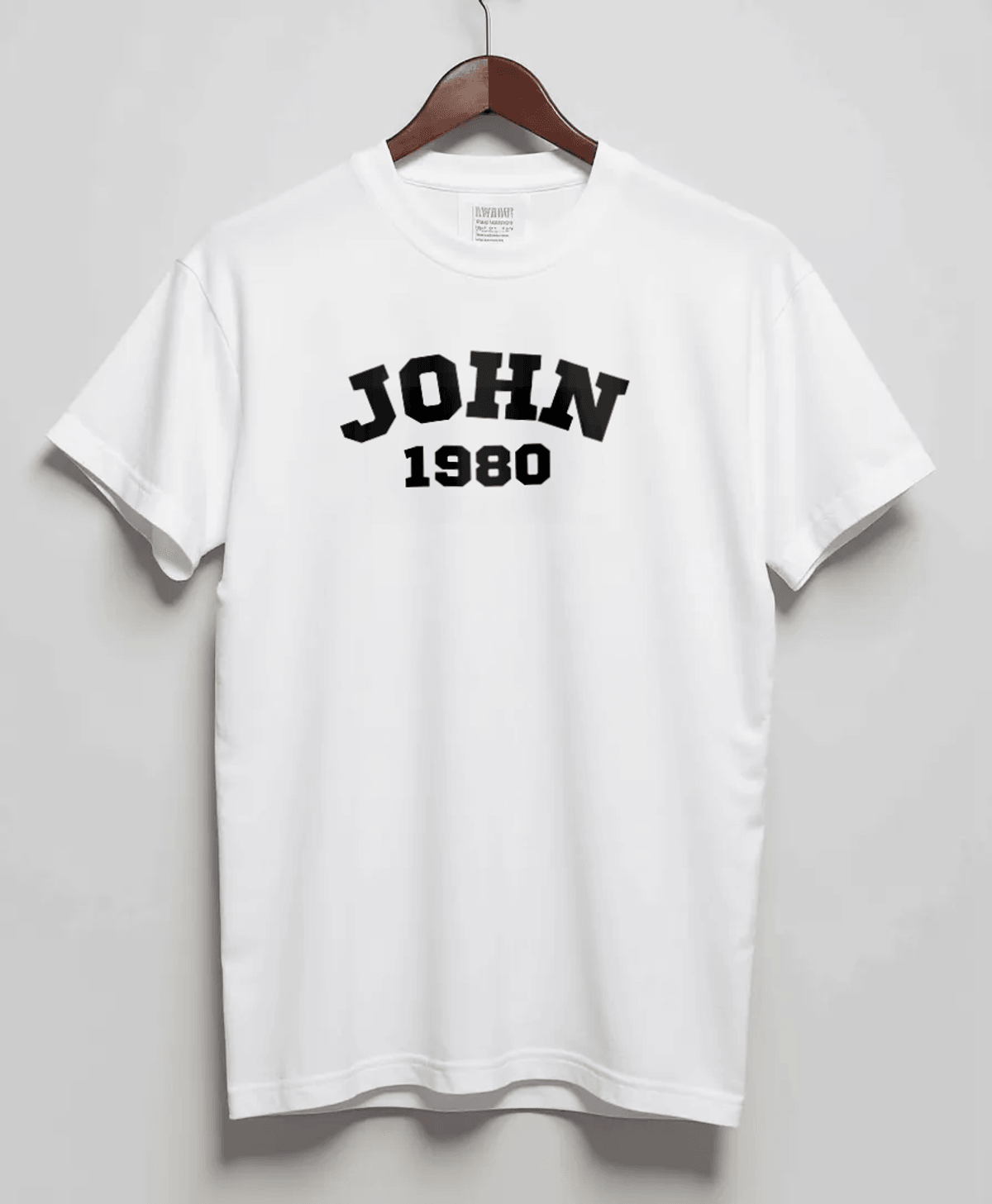 Personalized JOHN Varsity T-Shirt