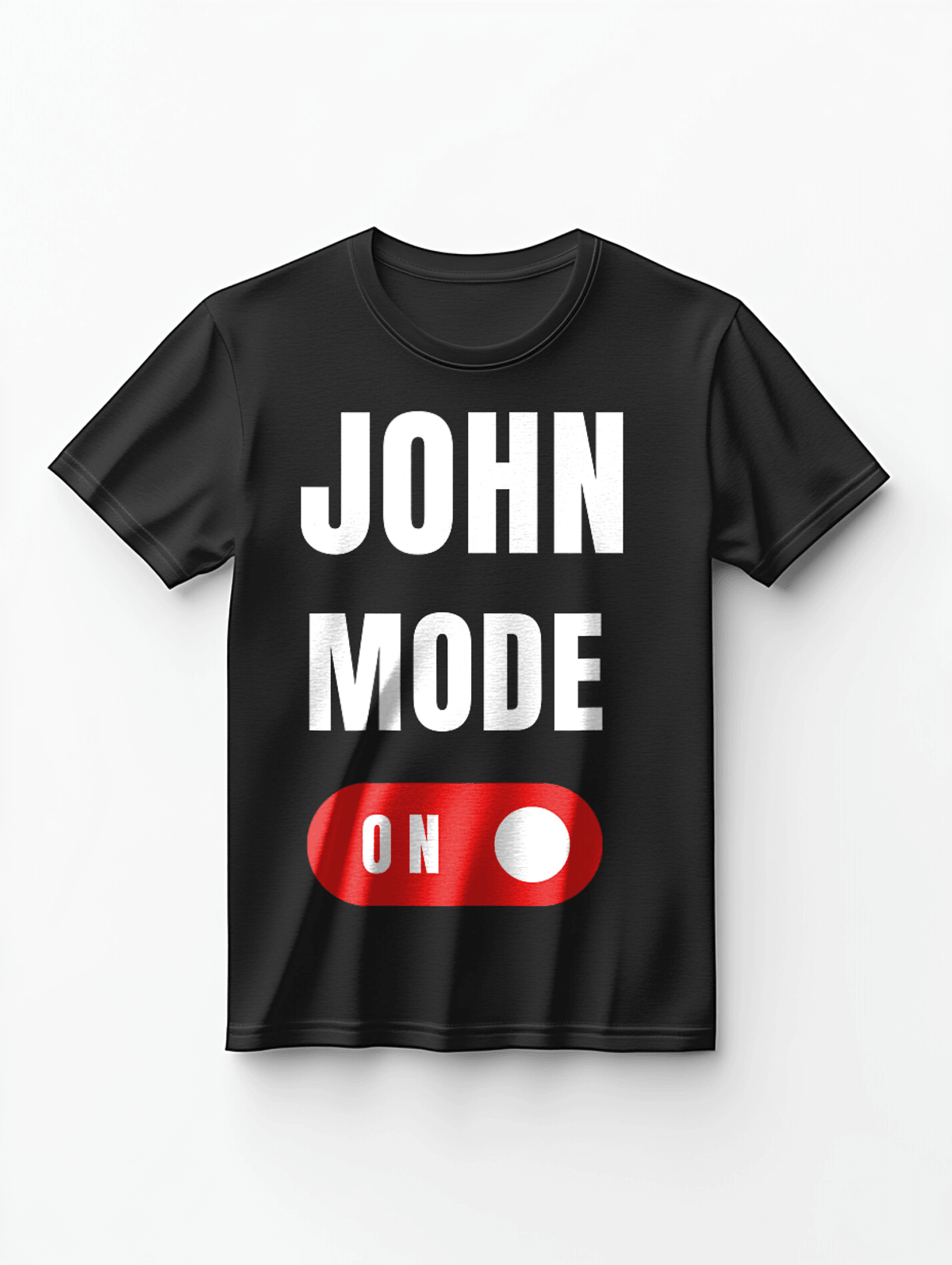 Personalized JOHN T-Shirt with Bold Statement Design