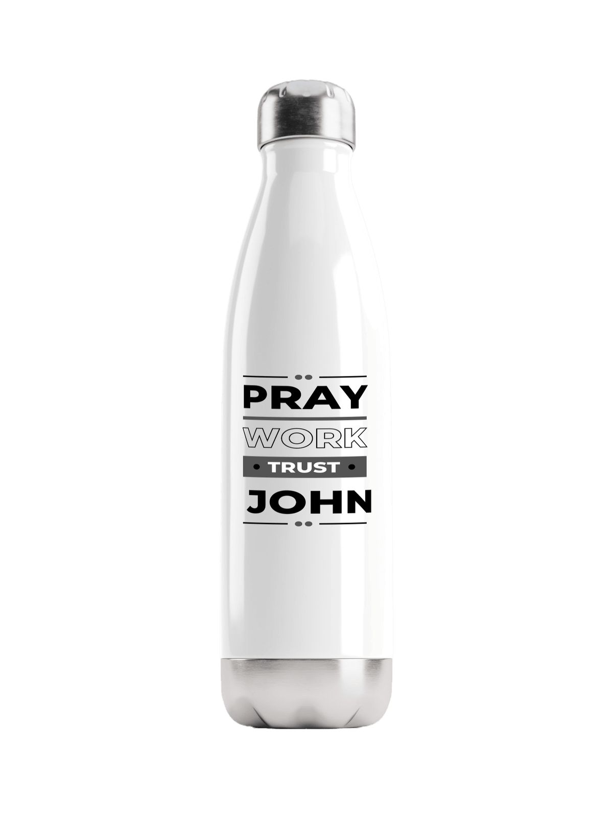 Personalized JOHN Motivational Water Bottle