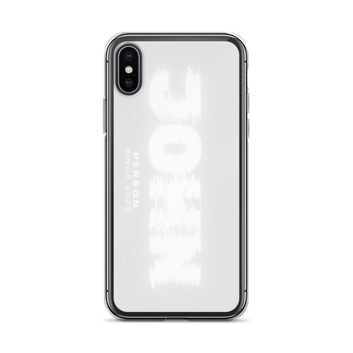 Personalized JOHN Neon Glitch Phone Case