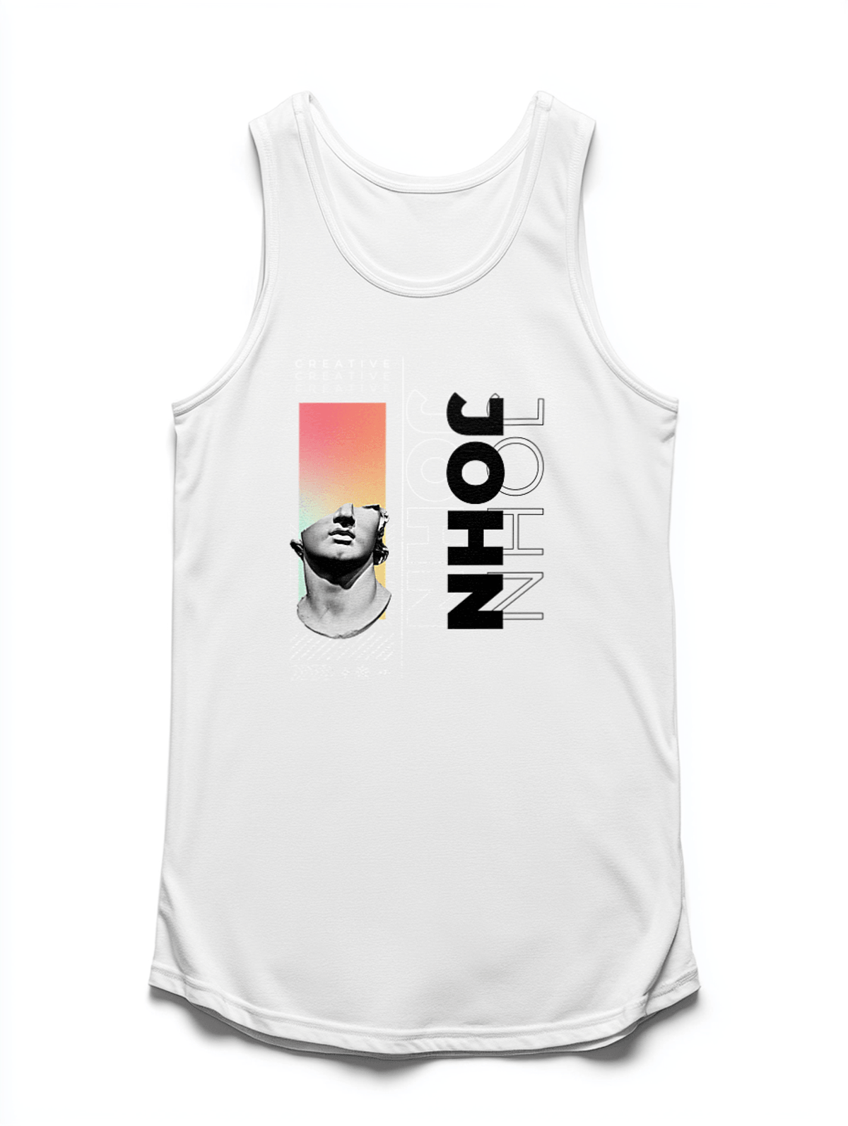 Personalized JOHN Classical Contemporary Tank Top