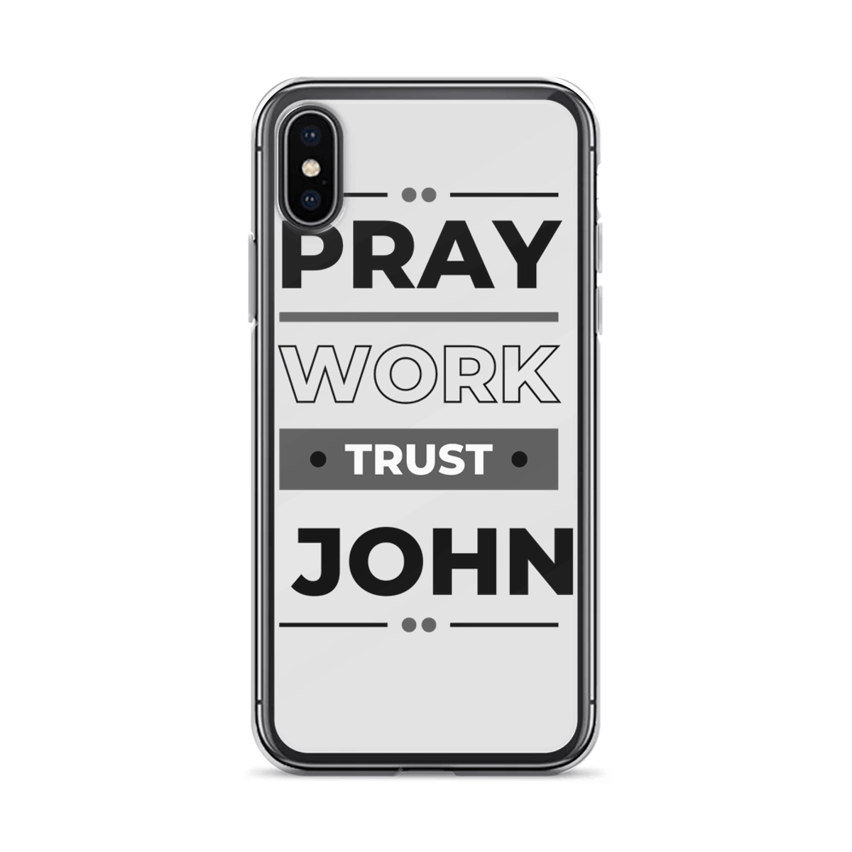 Personalized JOHN Phone Case with Bold Typography
