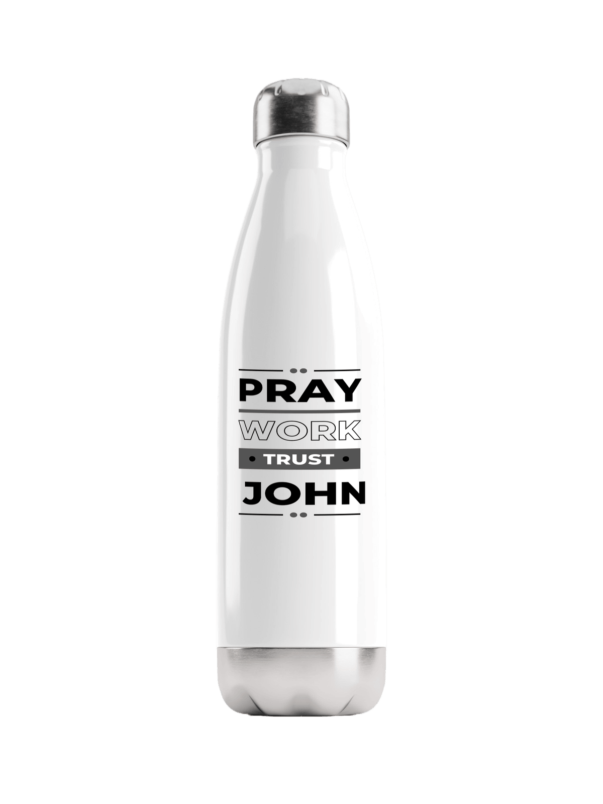 Personalized JOHN Motivational Water Bottle