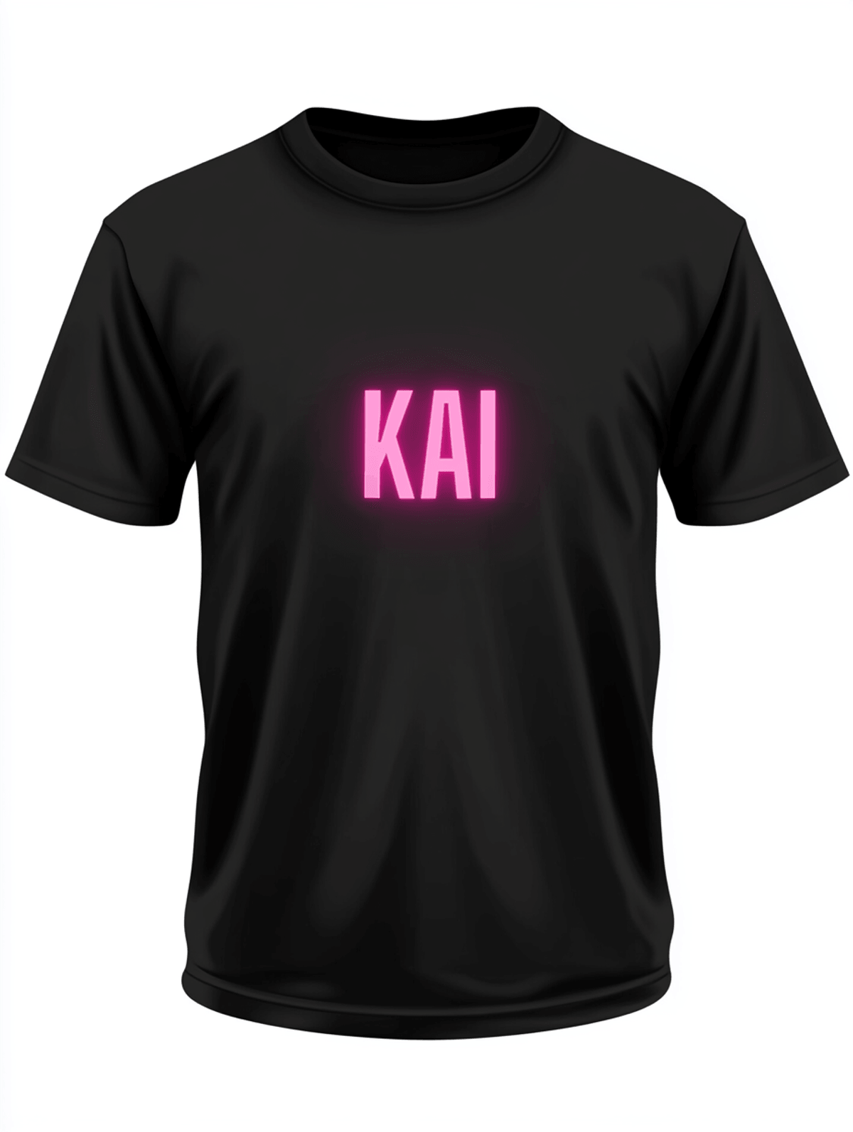Personalized KAI Neon-Pink T-Shirt