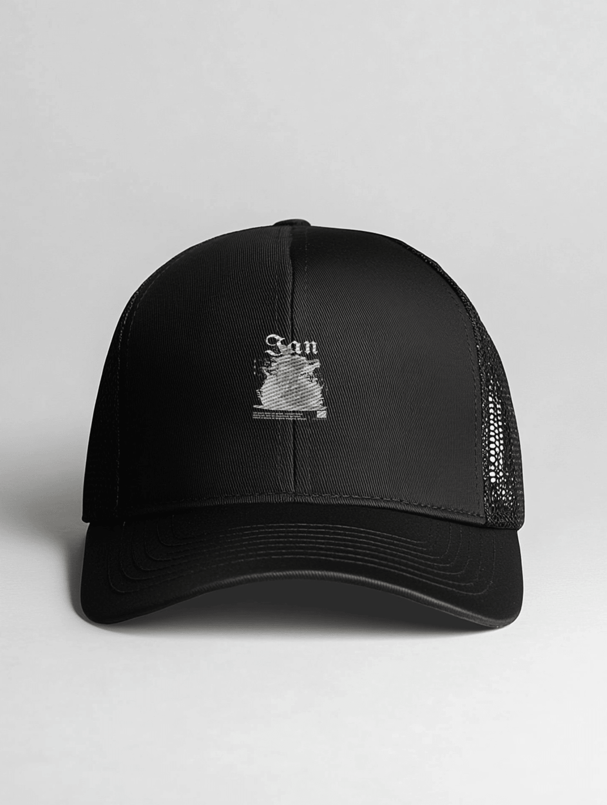 Personalized IAN Black Trucker Hat