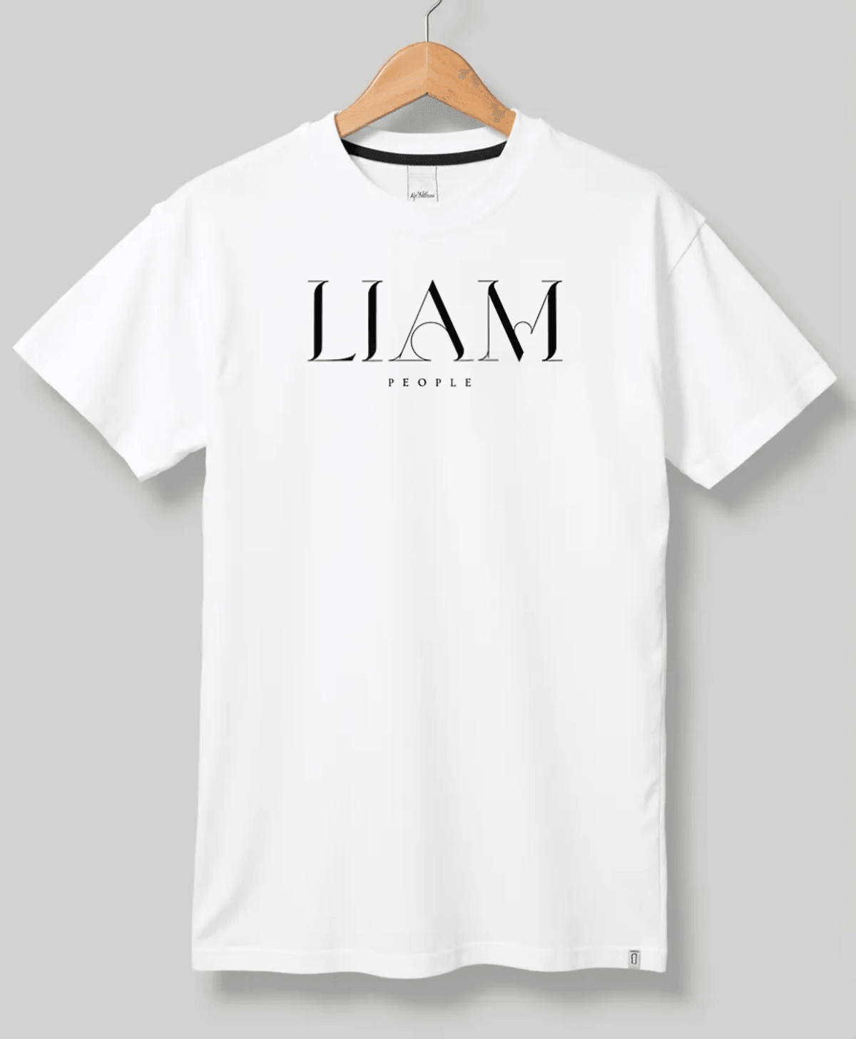 Personalized LIAM Monochrome T-shirt