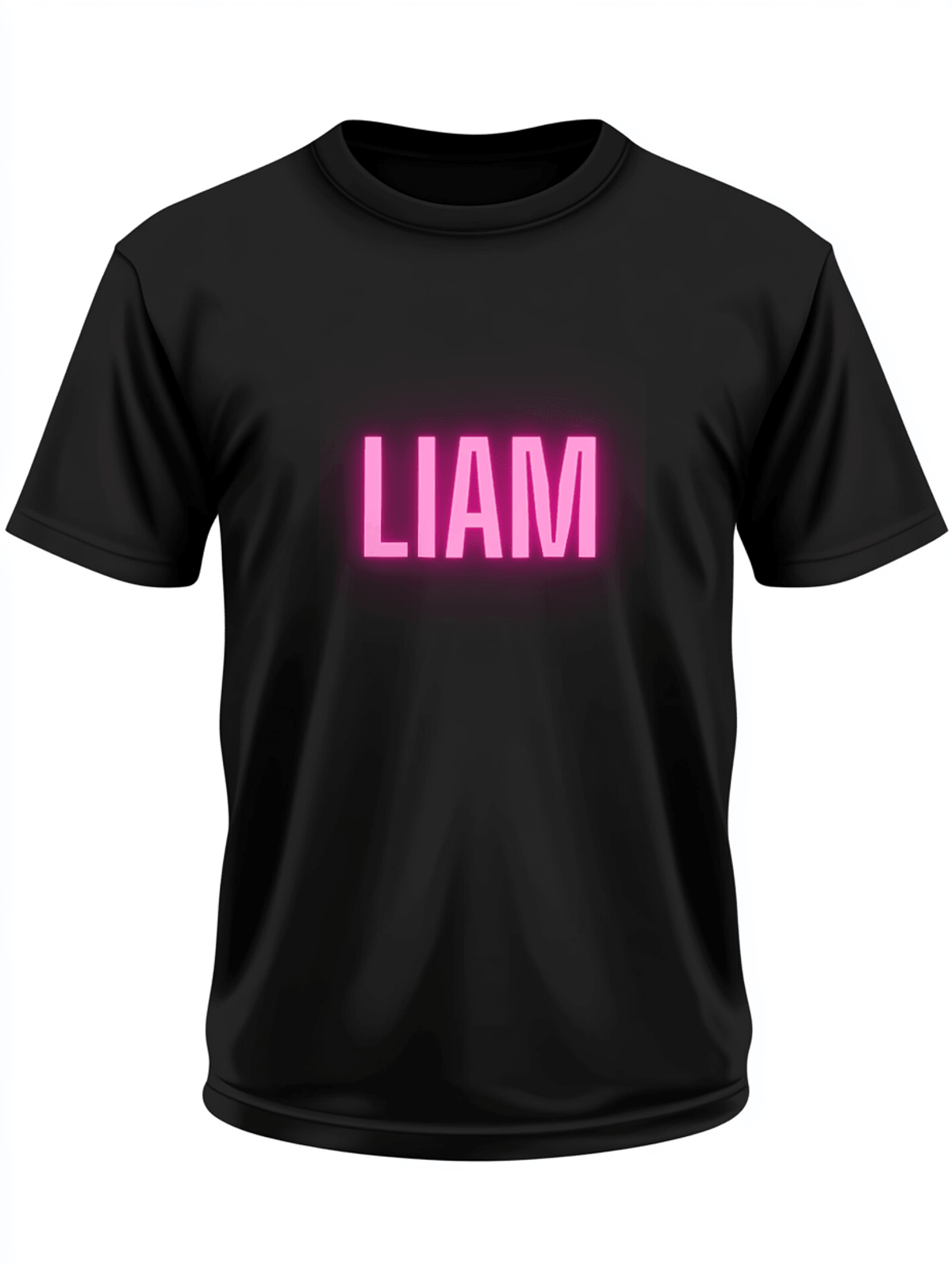 Personalized LIAM Neon-Pink T-Shirt