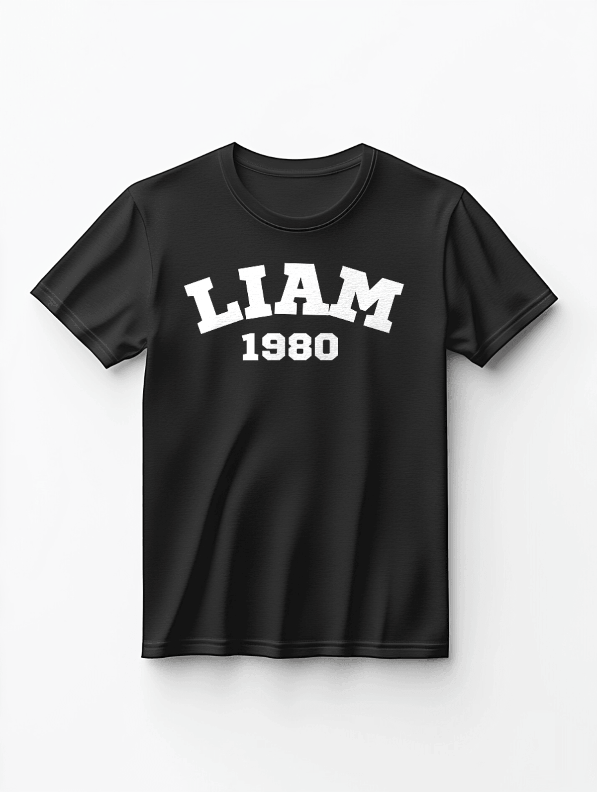 Personalized LIAM Classic Black T-Shirt
