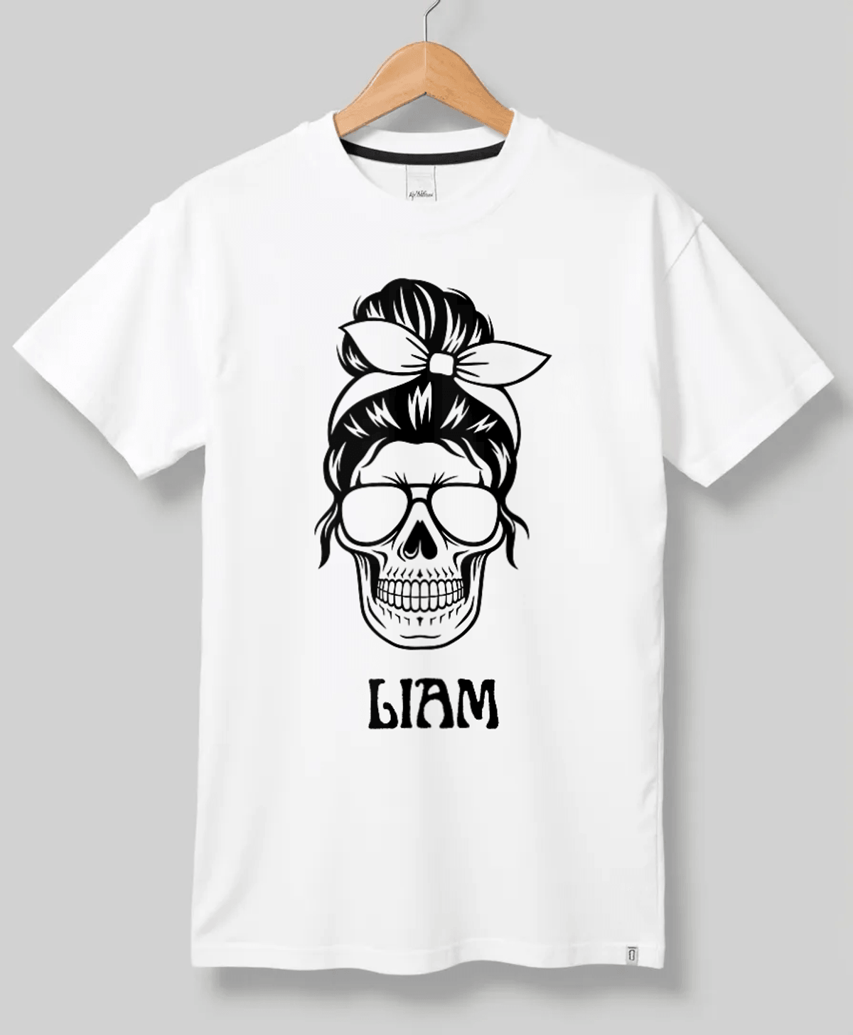 Personalized LIAM Skull T-Shirt