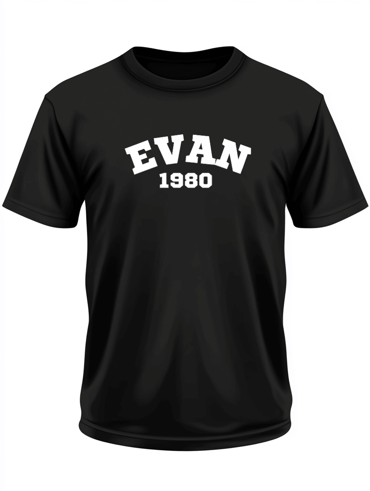 Personalized EVAN Vintage 1980 T-Shirt
