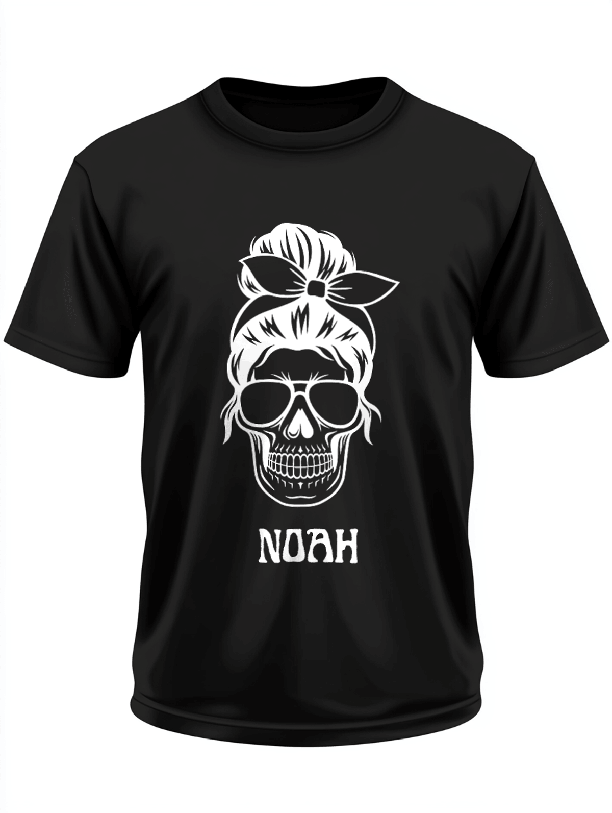 Personalized NOAH Rockabilly Skull T-Shirt