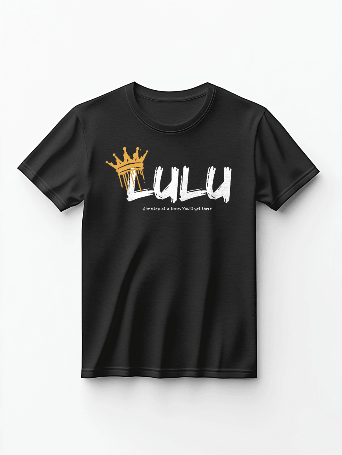 Personalized LULU T-Shirt with Gold Crown