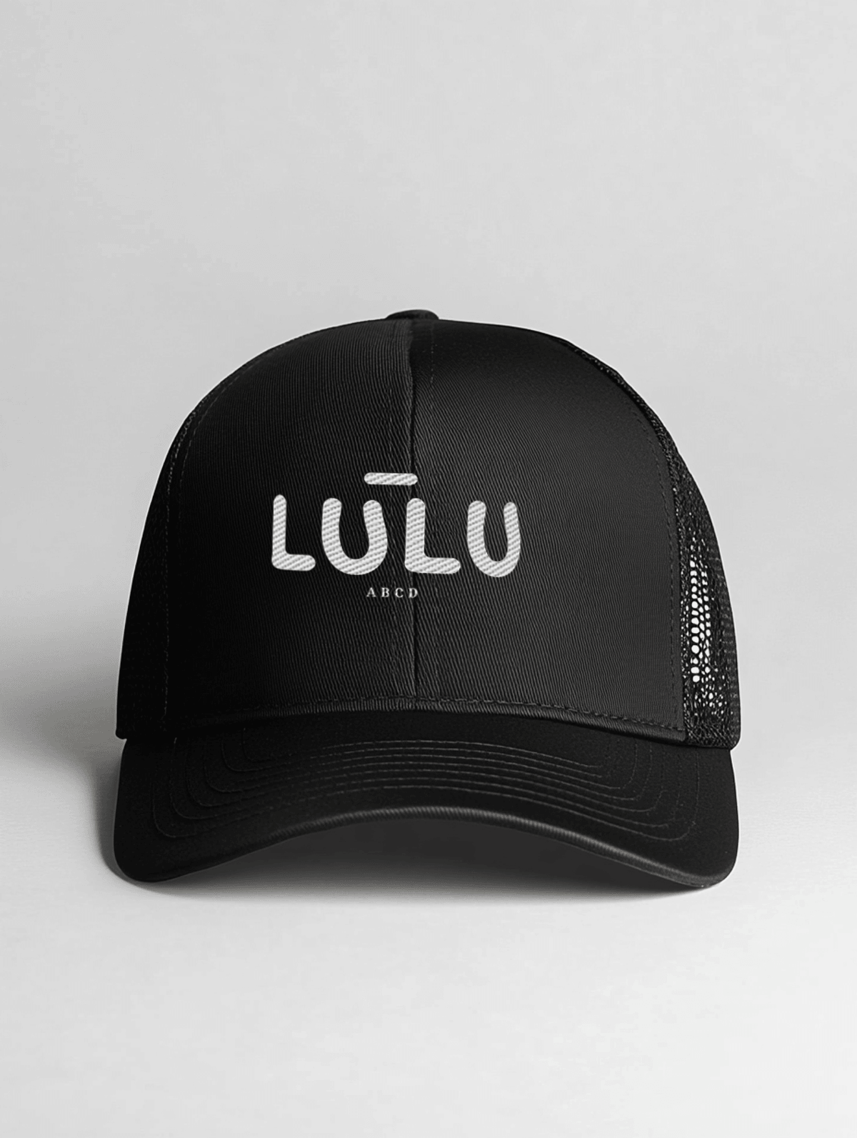 Personalized LULU Black Trucker Cap