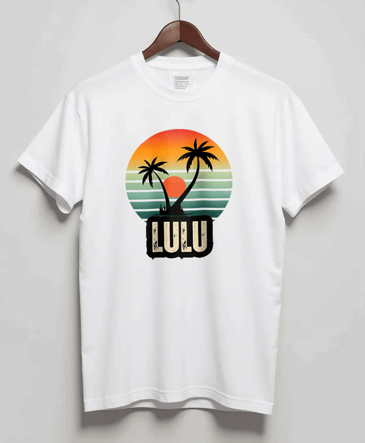 Personalized LULU Retro Sunset T-Shirt
