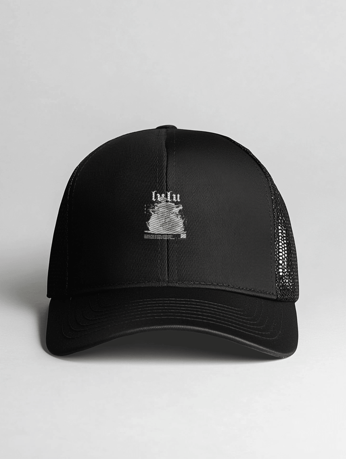 Personalized LULU Black Trucker Hat