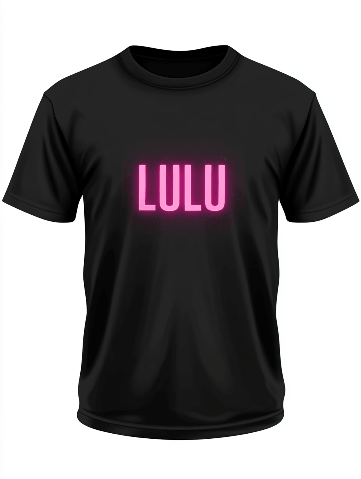 Personalized LULU Neon-Pink T-Shirt