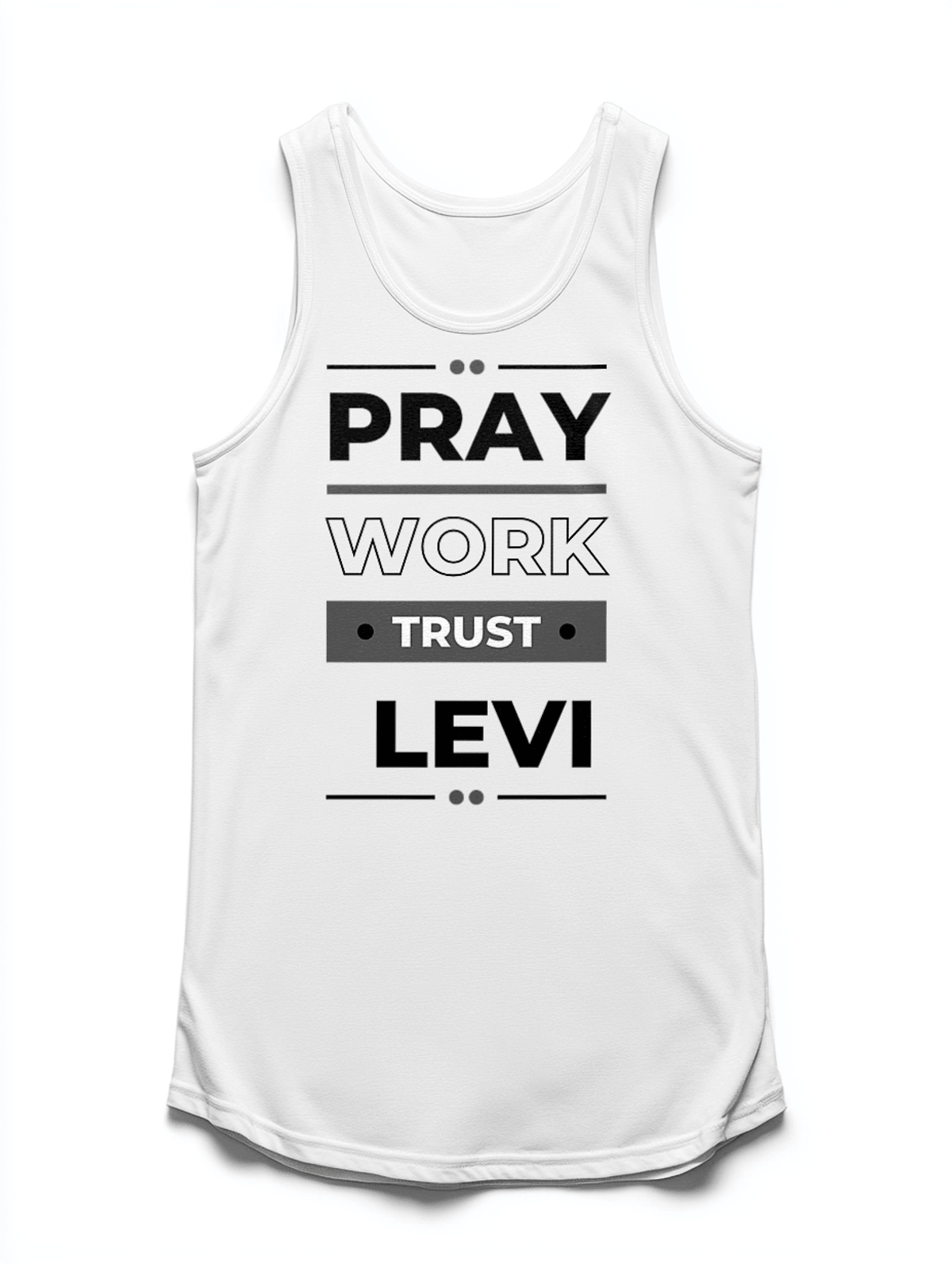 Personalized LEVI Bold Statement Tank Top