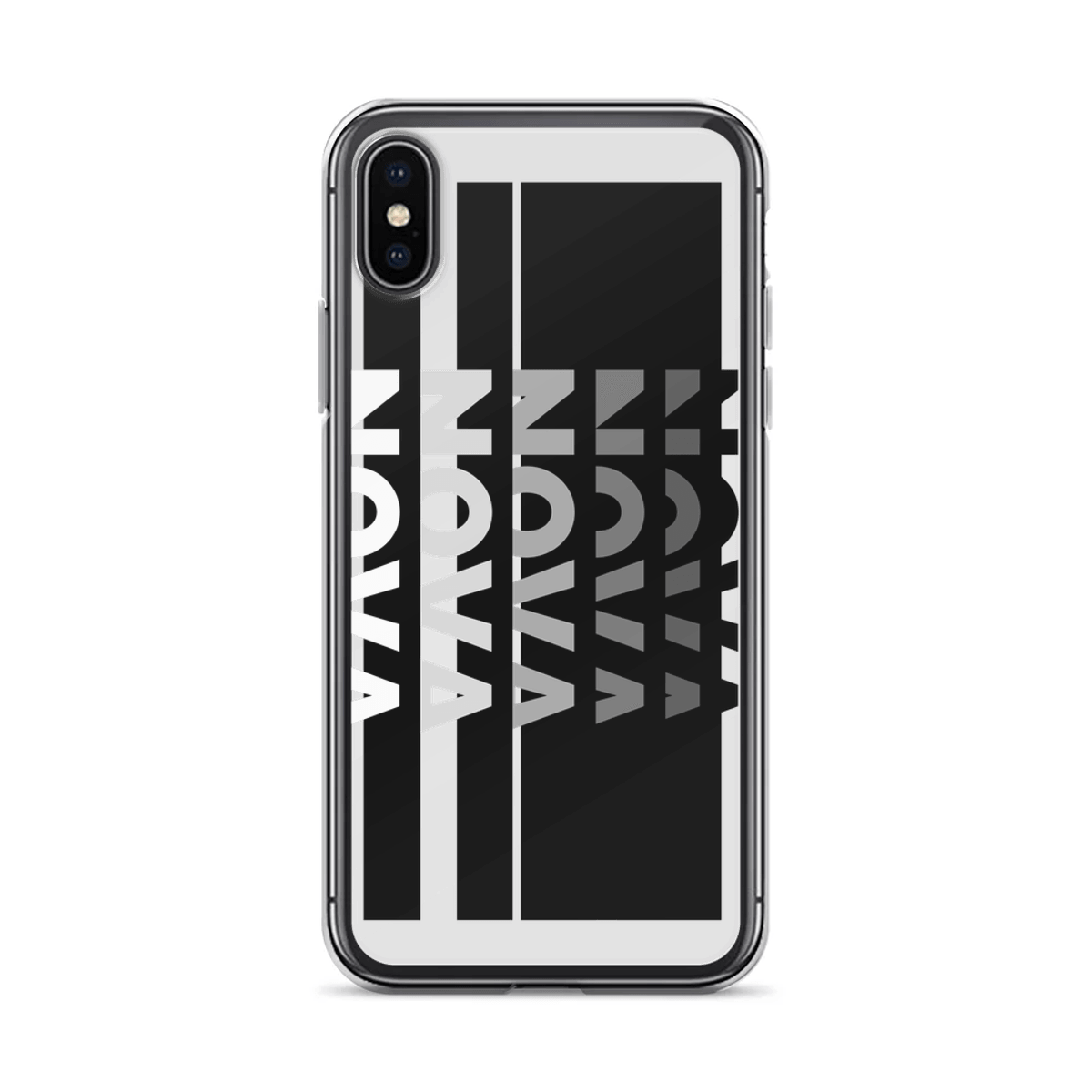 Personalized NOVA Glossy Black Phone Case