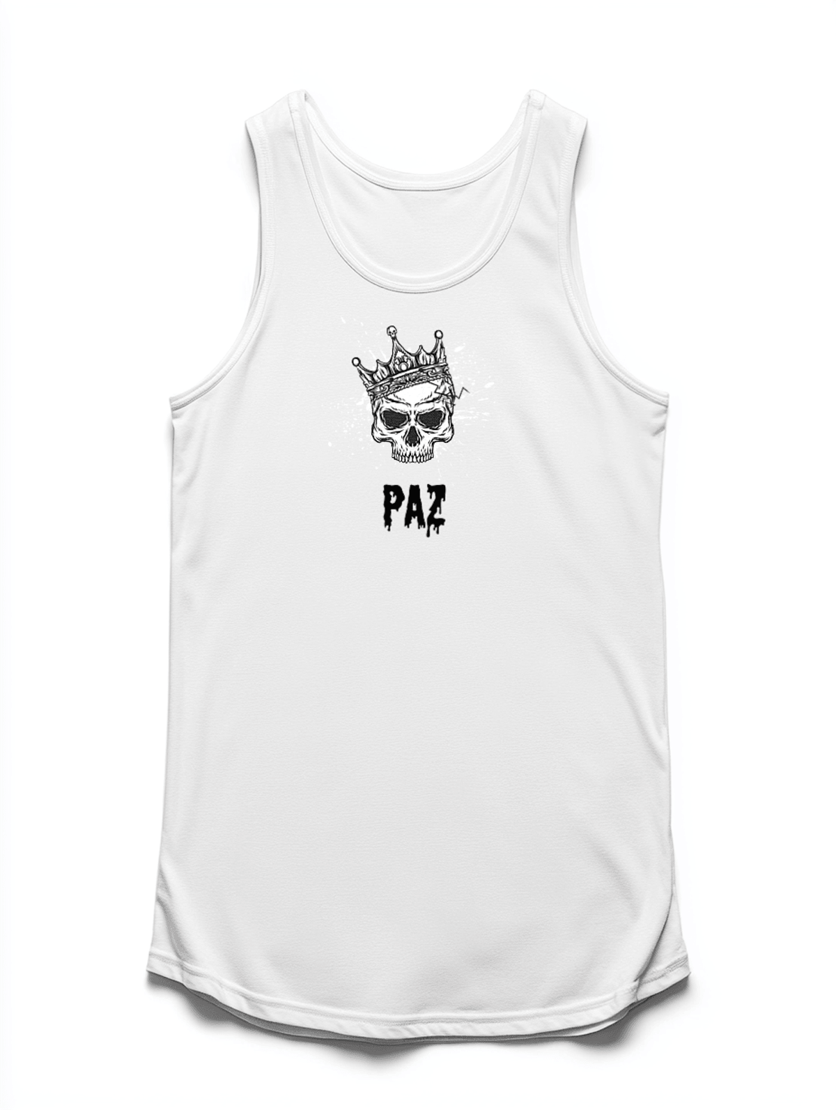 Personalized PAZ Skull Crown Tank Top
