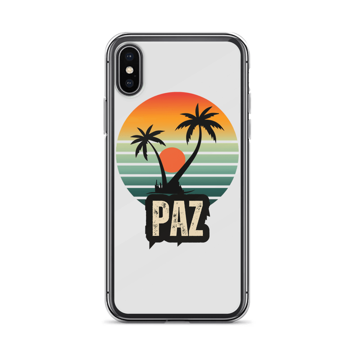 Personalized PAZ Retro Sunset Phone Case