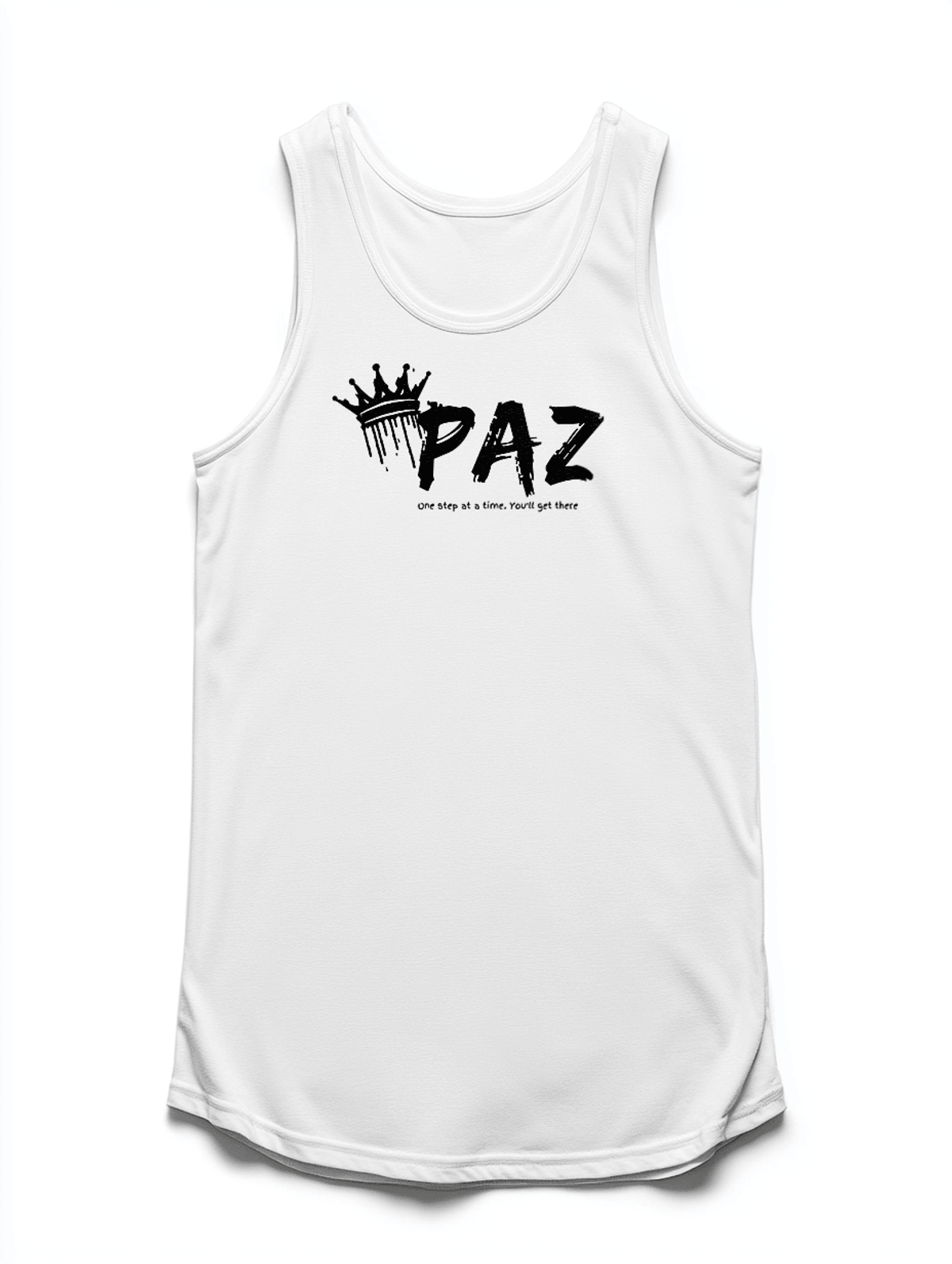 Personalized PAZ Tank Top with Crown Design