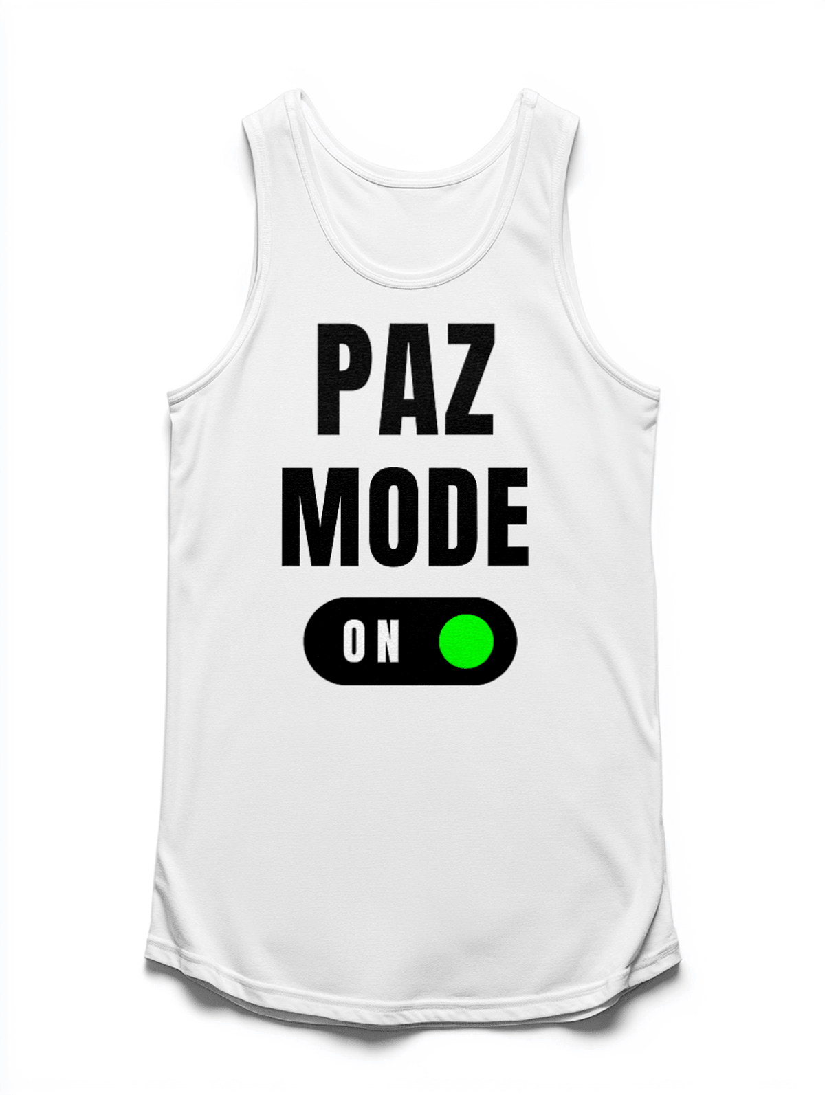 Personalized PAZ Tank Top with Bold Typography