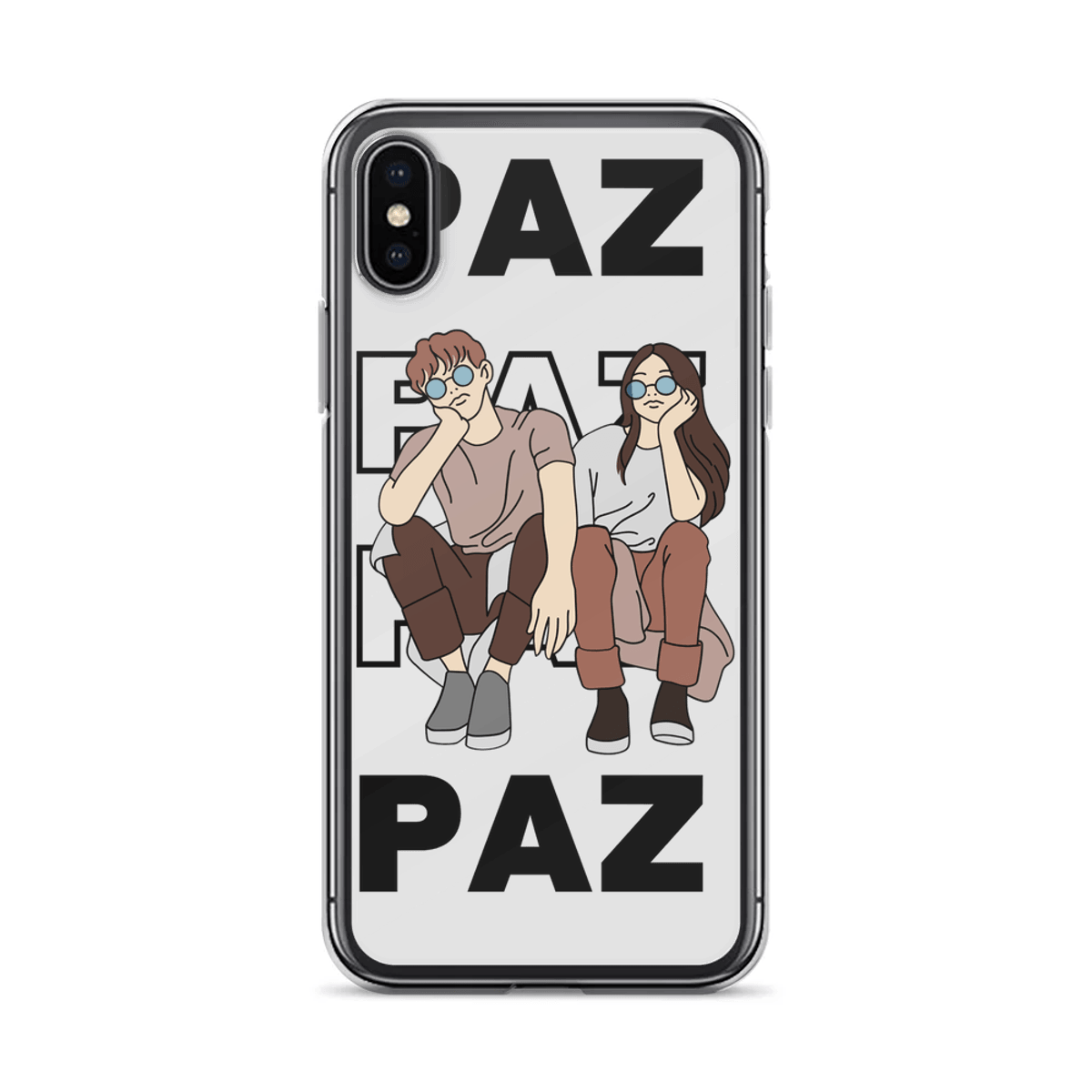 Personalized PAZ Clear Phone Case