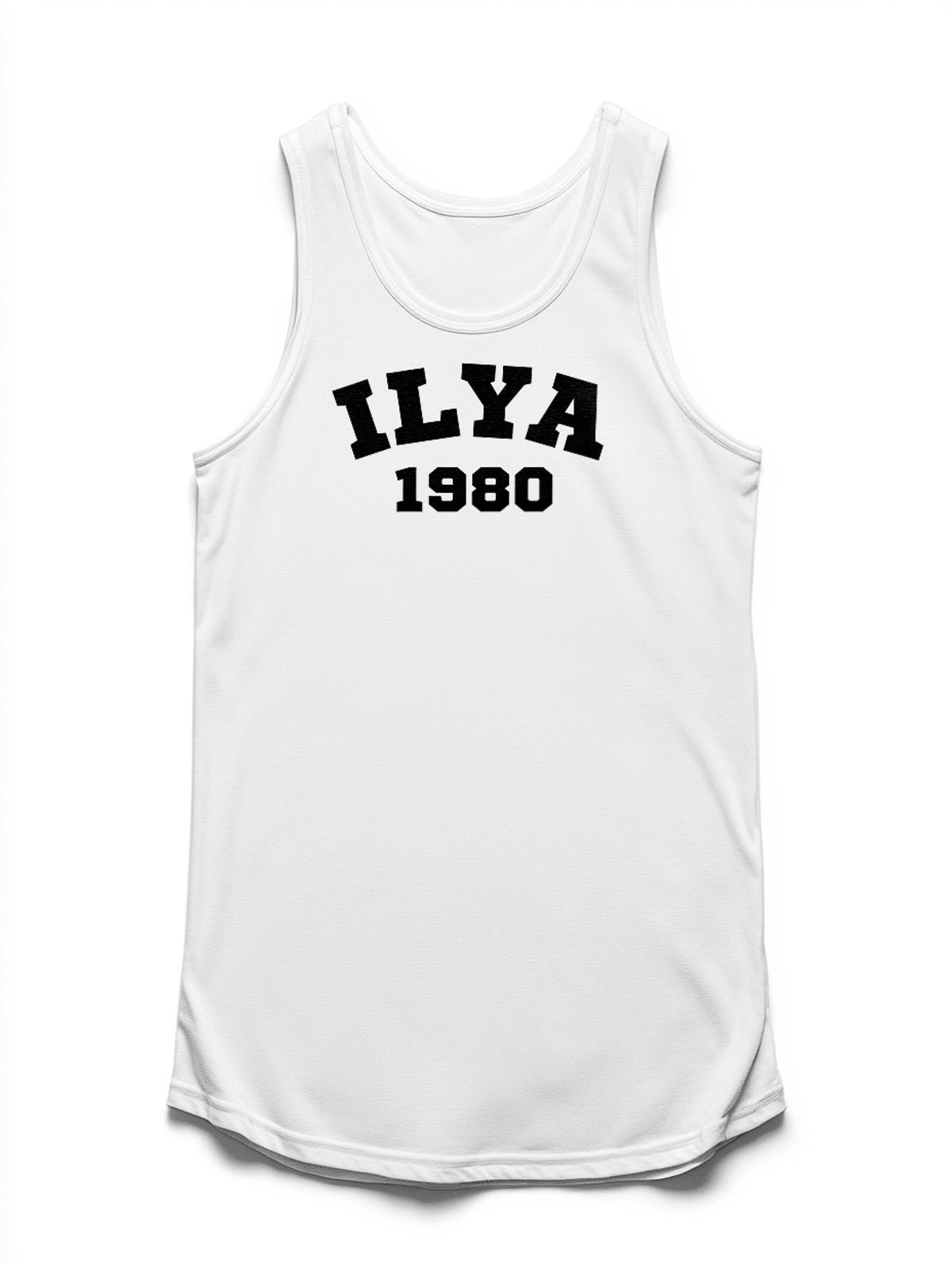 Personalized ILYA Varsity Tank Top