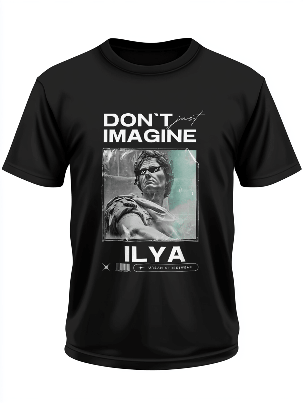 Personalized ILYA T-Shirt with Streetwise Attitude