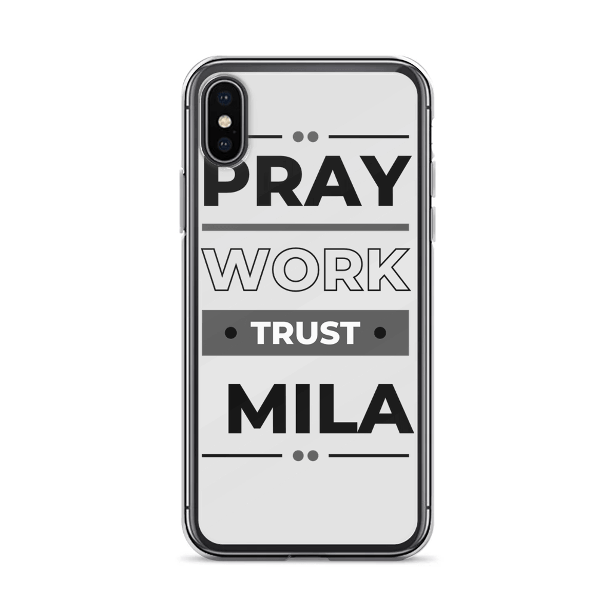 Personalized MILA Phone Case with Bold Typography