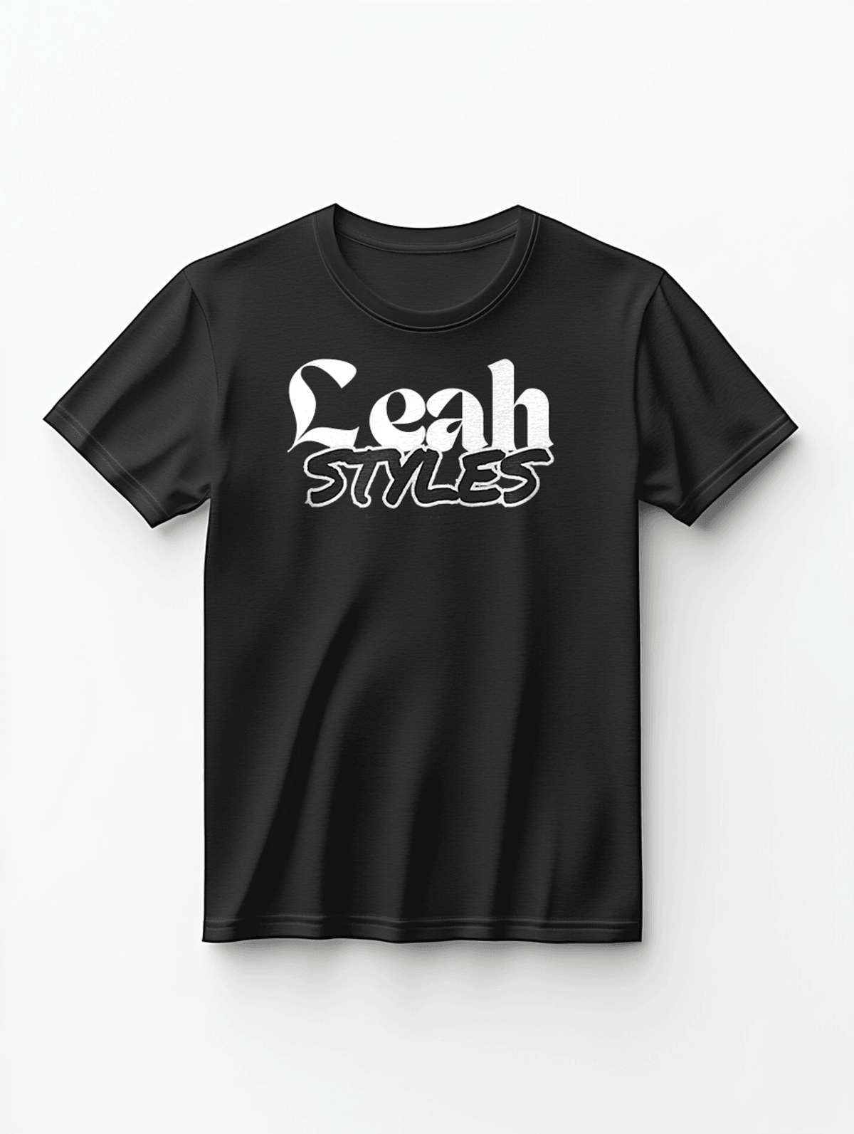 Personalized LEAH T-Shirt in Black and White