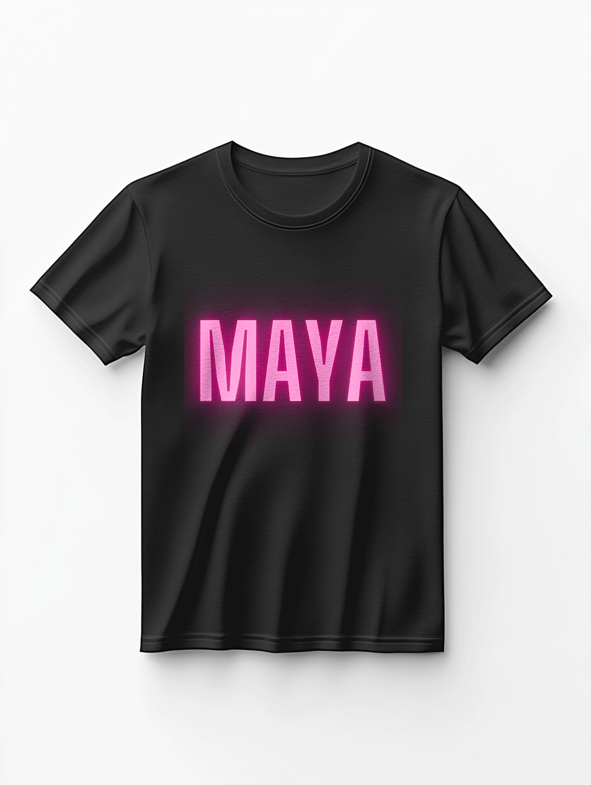 Personalized MAYA Neon-Pink T-Shirt