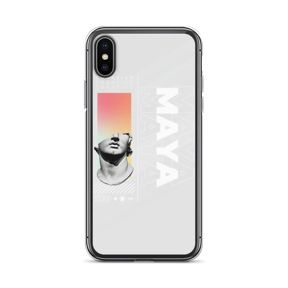 Personalized MAYA Clear Phone Case