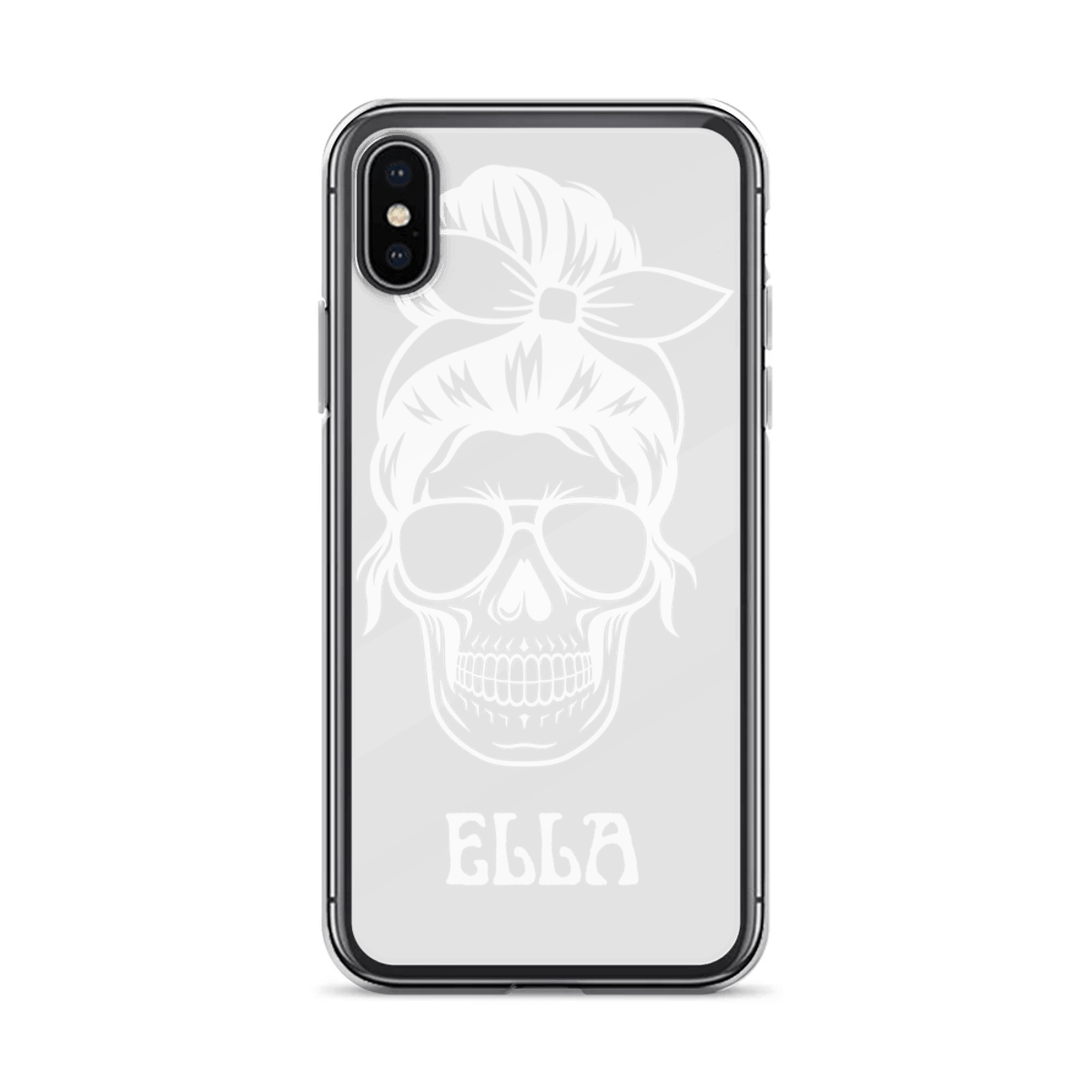 Personalized ELLA Skull Phone Case