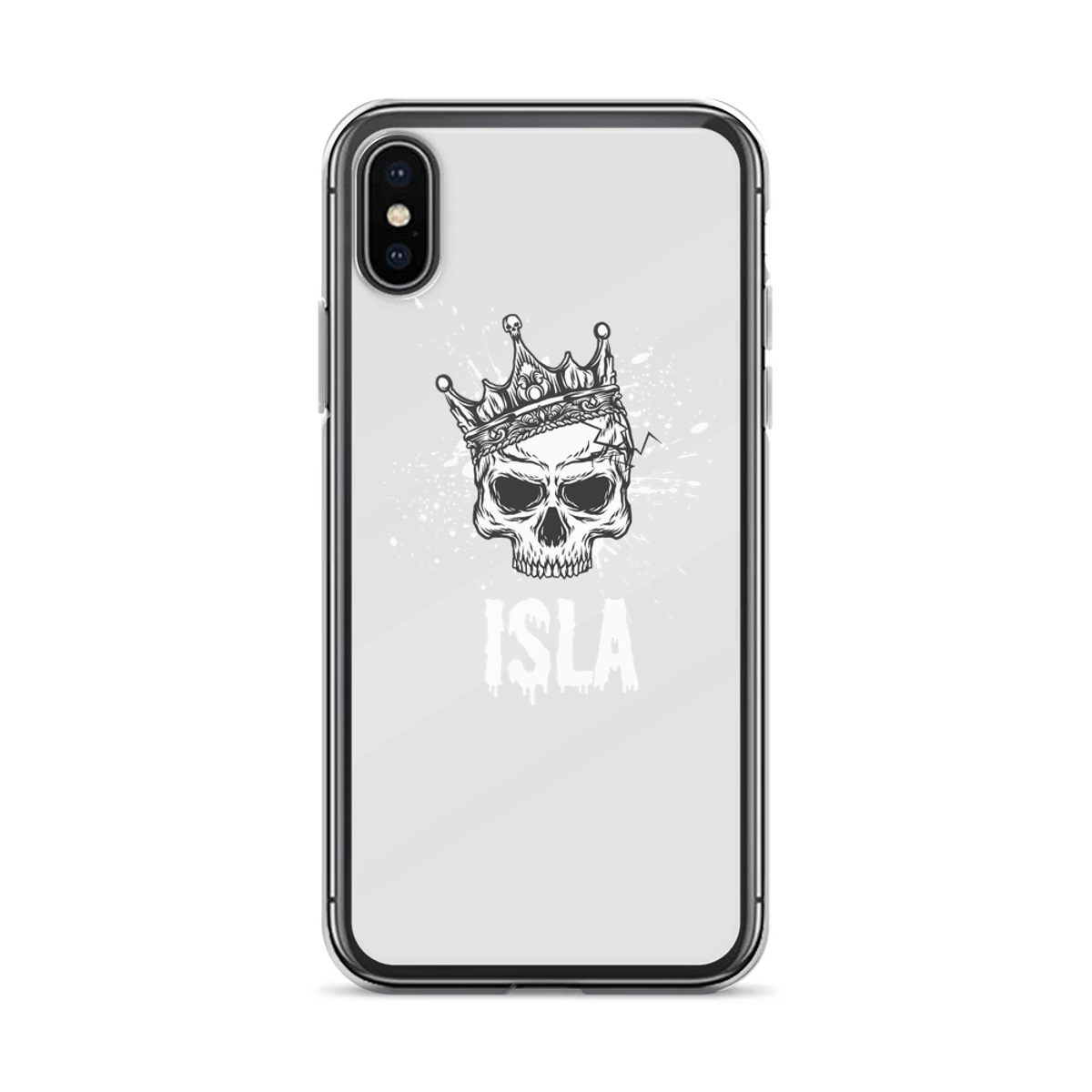 Personalized ISLA Crowned Skull Phone Case