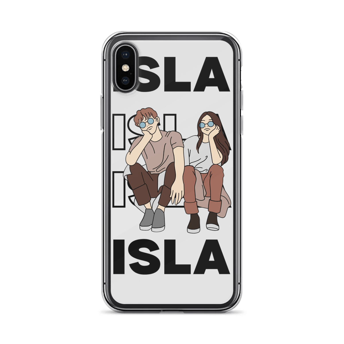 Personalized ISLA Clear Phone Case