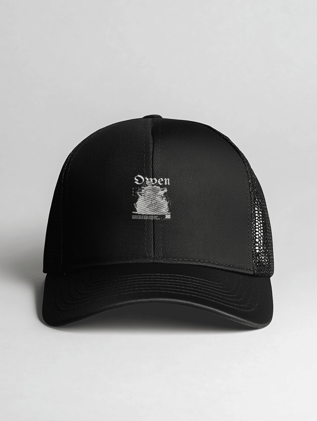 Personalized OWEN Black Trucker Hat