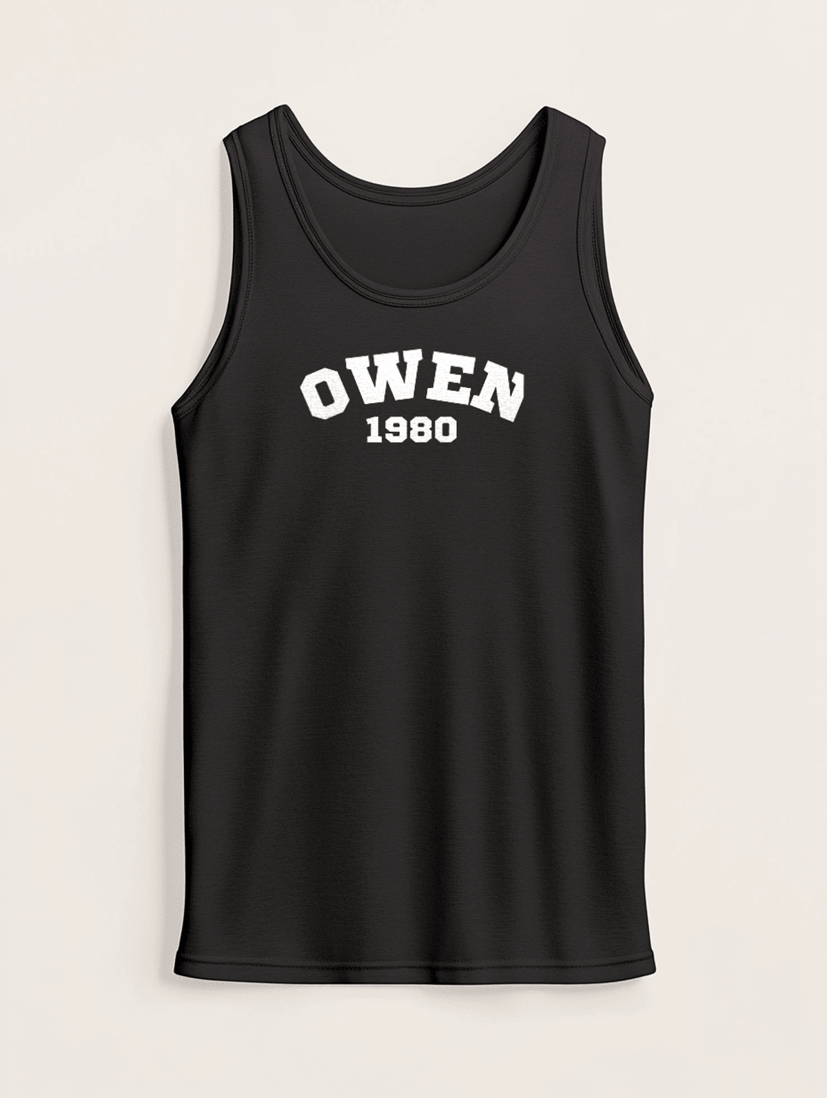Personalized OWEN 1980 Vintage Sport Tank Top
