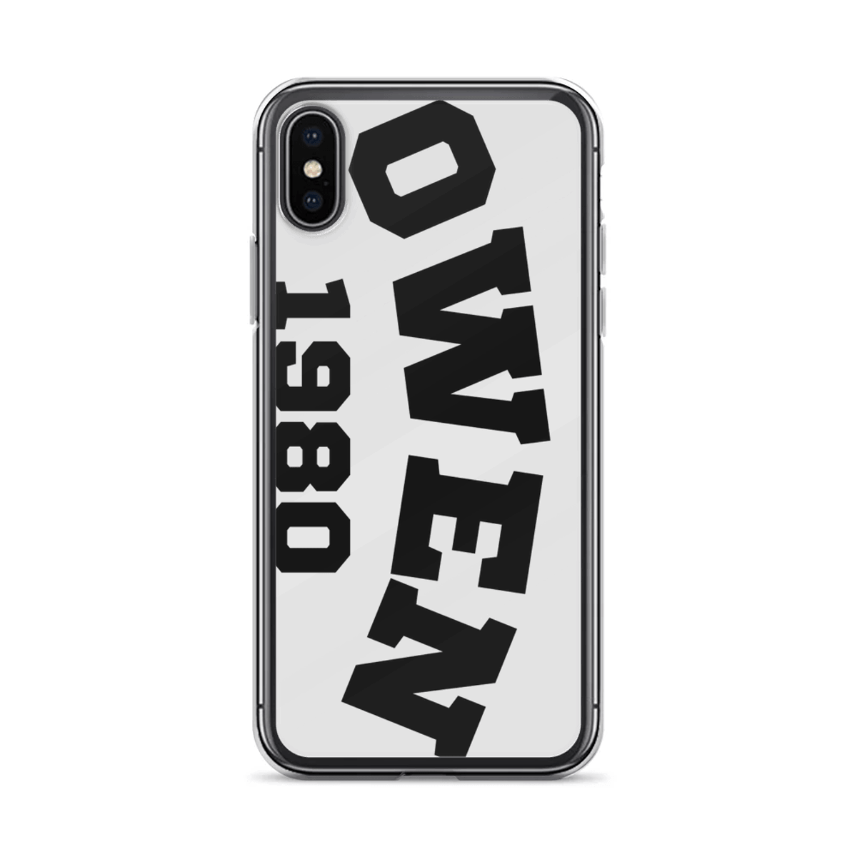 Personalized OWEN Clear Phone Case
