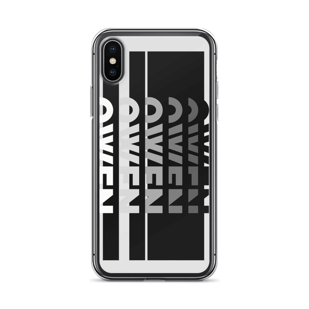 Personalized OWEN Glossy Black Phone Case