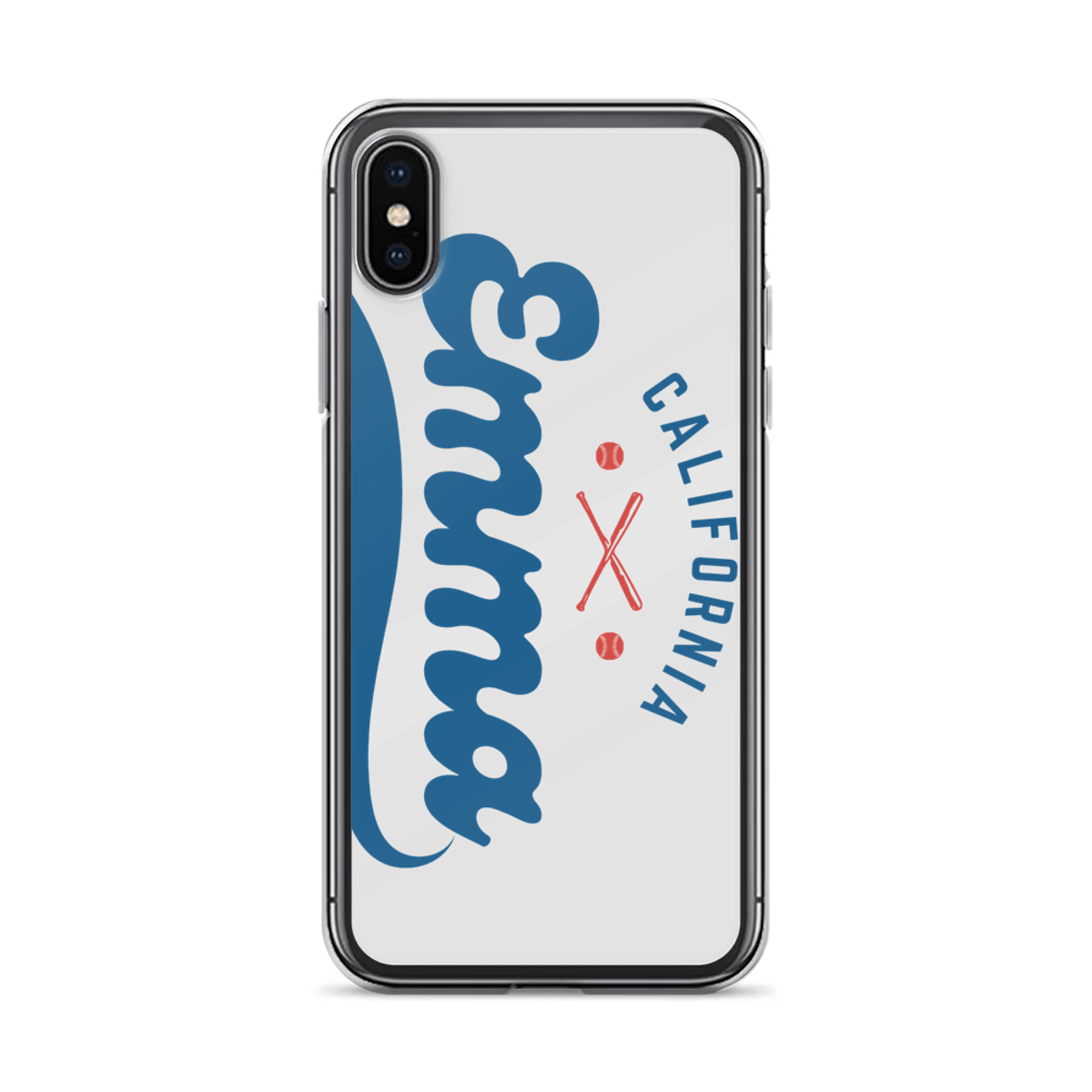 Personalized EMMA Phone Case with California Baseball Design
