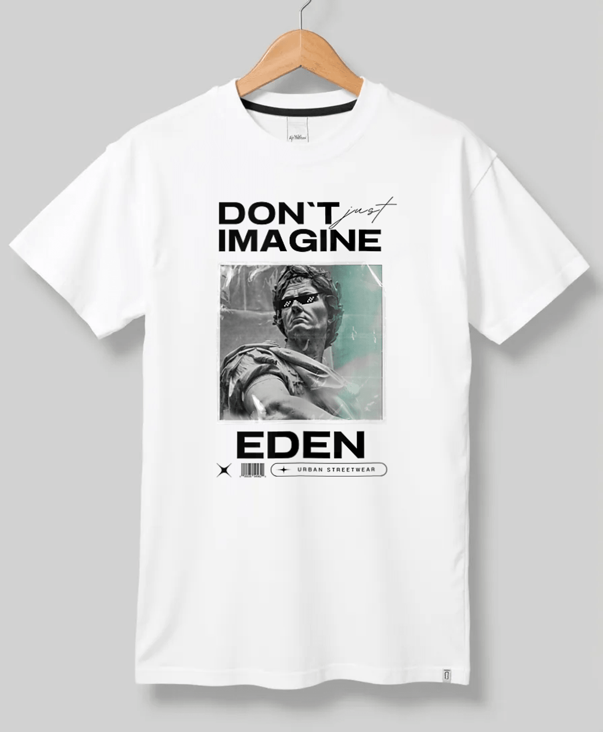 Personalized EDEN Vintage Statue Portrait T-Shirt