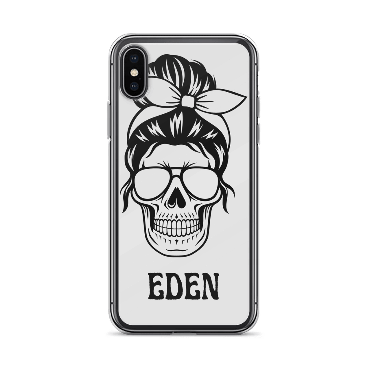 Personalized EDEN Skull Illustration Phone Case