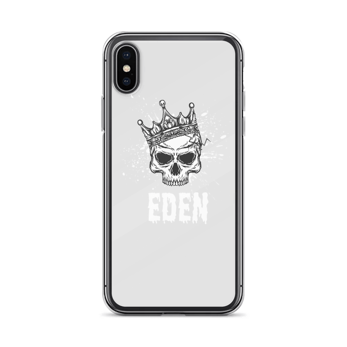 Personalized EDEN Crowned Skull Phone Case