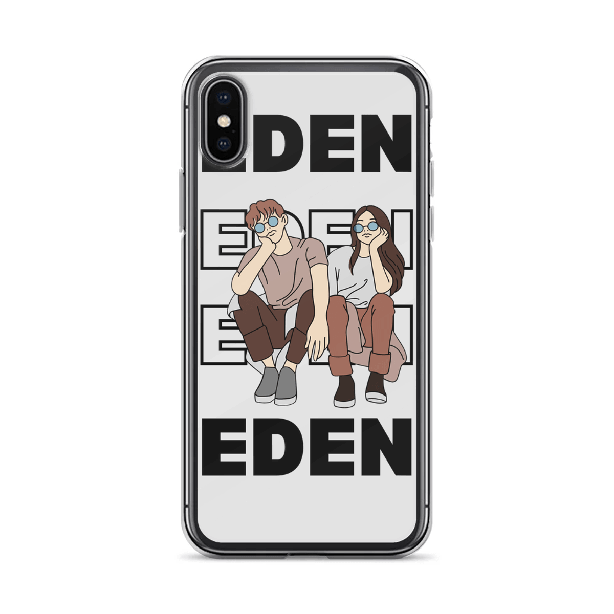 Personalized EDEN Clear Phone Case