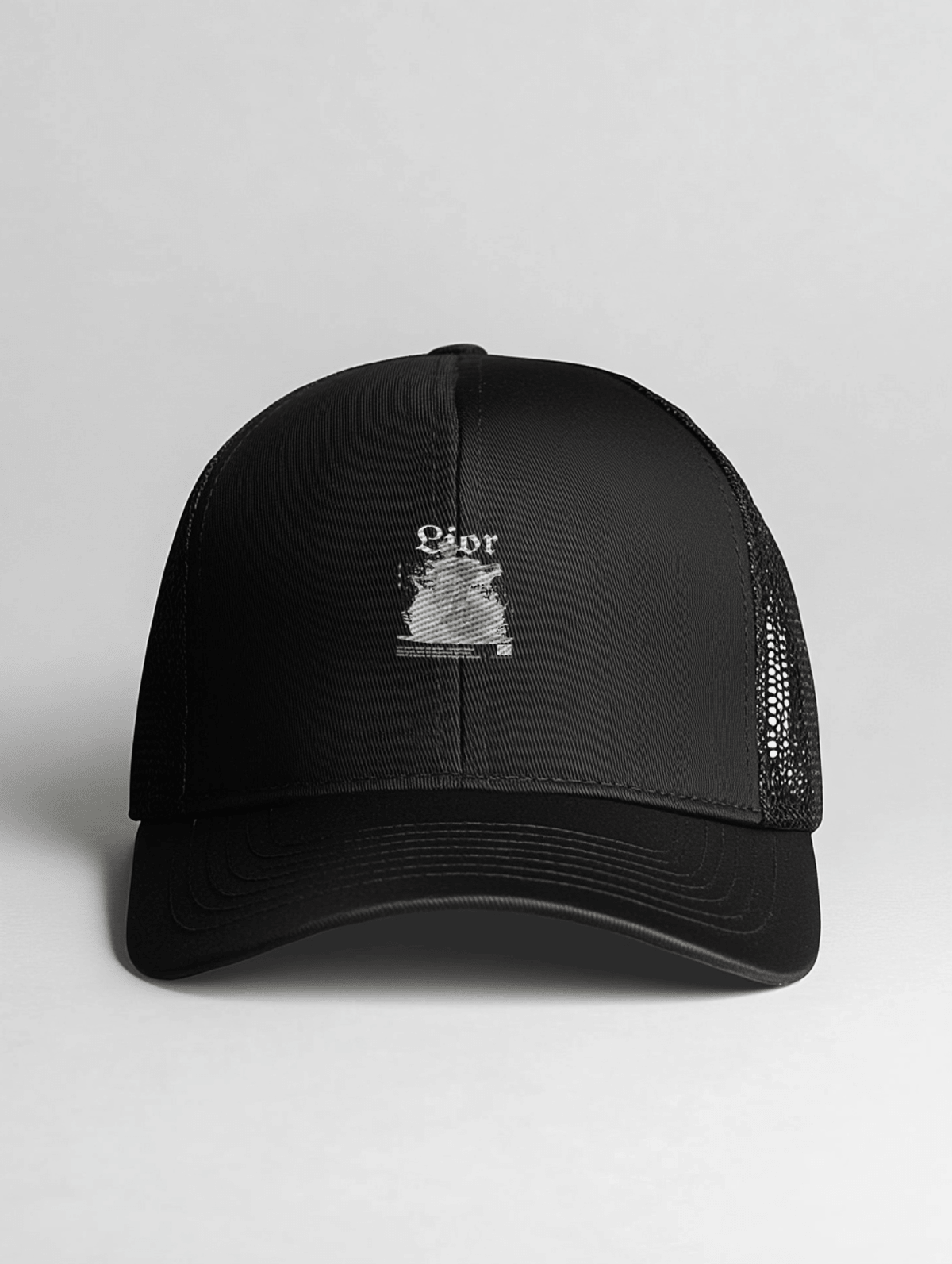 Personalized LIOR Black Trucker Hat