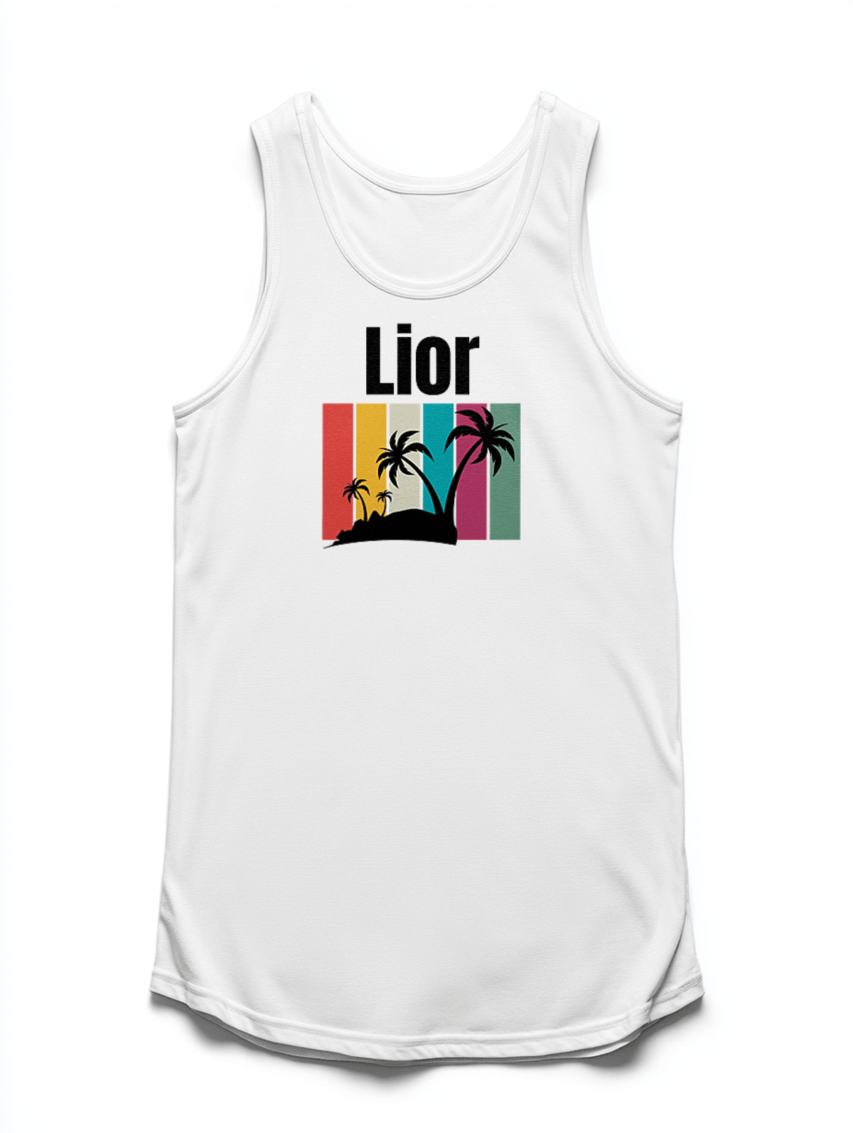 Personalized LIOR Retro Sunset Tank Top