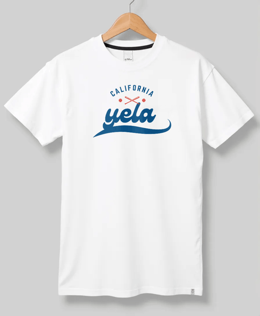 Unique Personalized "California YELA" Stylish White T-Shirt