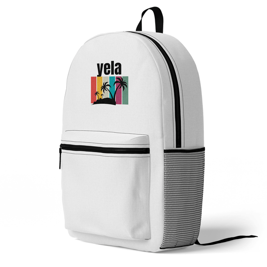 YELA's Minimalist Backpack with Crown Motif