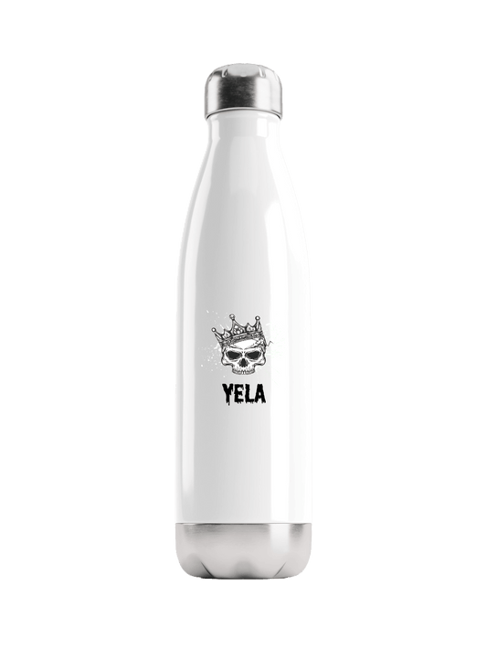 Custom YELA Water Bottle with Cartoon Trio Design